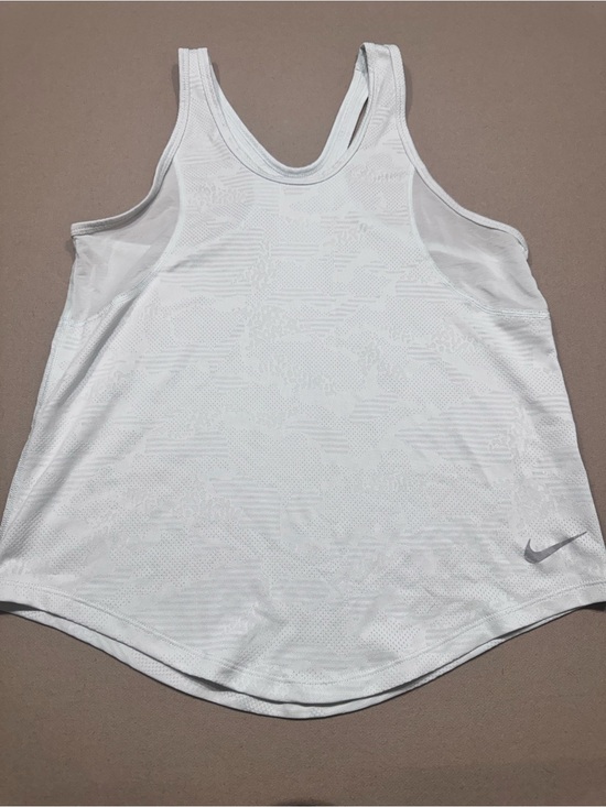 Nike Tops - Nike Dri-Fit Light Gray Tank Top with Gray Swoosh